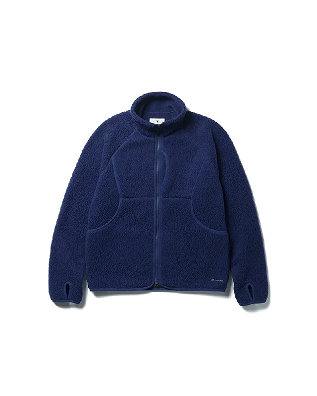 Thermal Boa Fleece Jacket Collared Jacket Crew Neck Jacket Turtle Neck Jacket