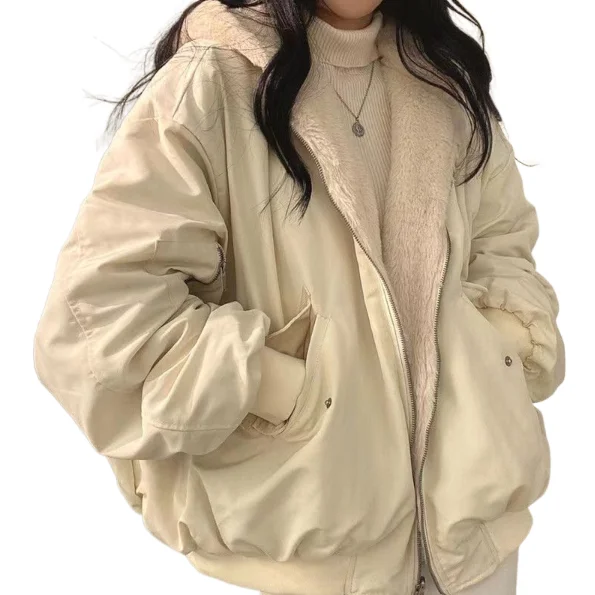 Sherpa Lined Hooded Jacket (3 colors) A-Line Jacket Boat Neck Shawl Collar