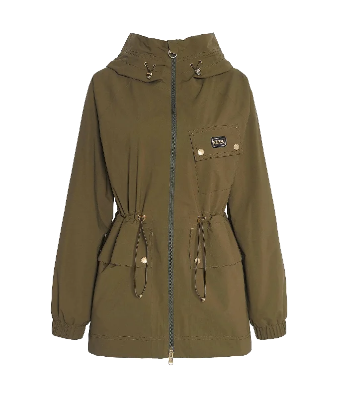 Alicia Waterproof Jacket - Green Fleece Jacket Down Jacket Feather Jacket