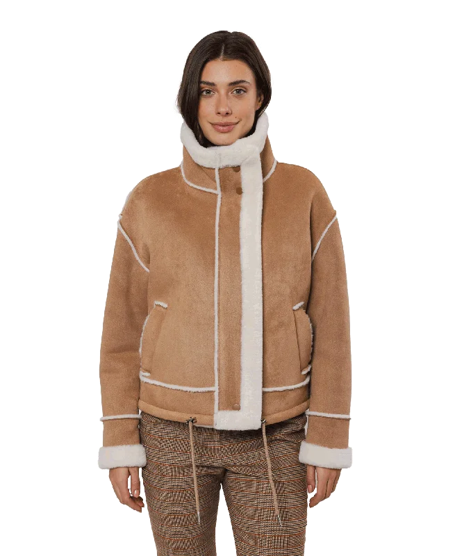 Beck Jacket - Brown Fleece Jacket Down Jacket Parka