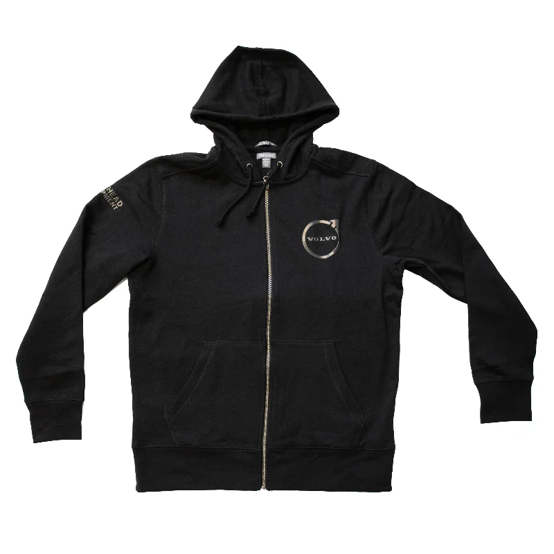 3D Volvo Zip Hoodie Hoodie with Rhinestones Sparkly Elegant