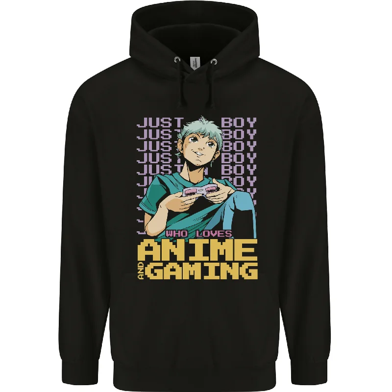 A Boy Who Loves Anime and Gaming Gamer Mens 80% Cotton Hoodie Graphic Hoodie Design Print A Boy Who Loves Anime and Gaming Gamer Mens 80% Cotton Hoodie Graphic Hoodie Design Print