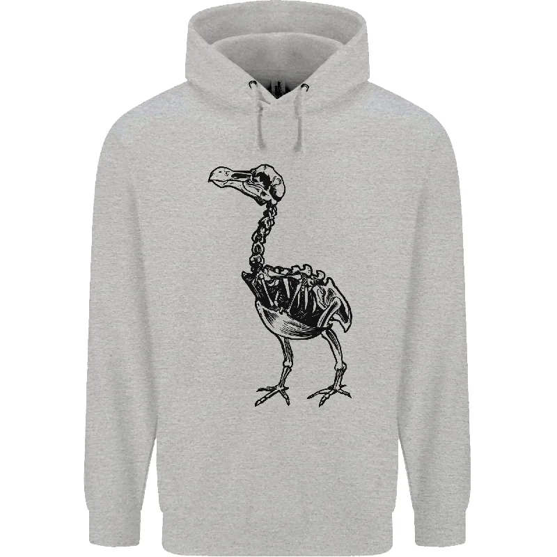 A Dodo Skeleton Mens 80% Cotton Hoodie Hoodie with Logo Branding Identity