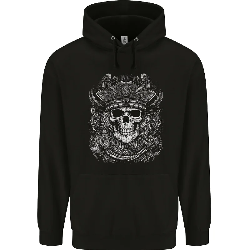 A Fantasy Pirate Skull Mens 80% Cotton Hoodie Hoodie with Drawstring Waist Adjustable Fitted A Fantasy Pirate Skull Mens 80% Cotton Hoodie Hoodie with Drawstring Waist Adjustable Fitted
