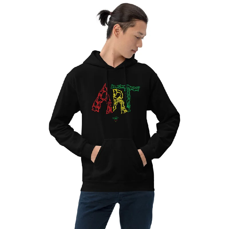 ART - Unisex Hoodie Hoodie with Rhinestones Sparkly Elegant