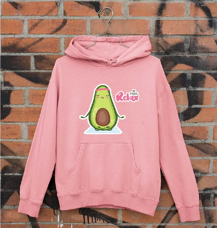 Avocado Relax Unisex Hoodie for Men/Women Hoodie with Relaxed Fit Easy Casual