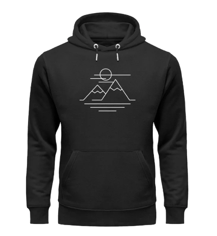 Bergbegeistert - Unisex Premium Organic Hoodie Hoodie with Full-Zip Functional Layering