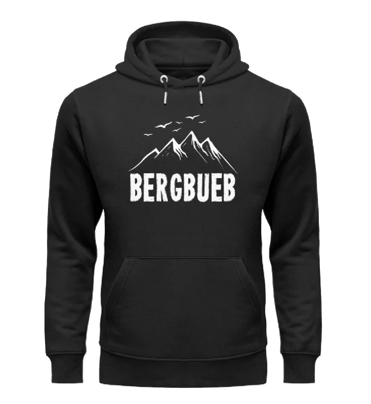 Bergbueb - Unisex Premium Organic Hoodie Hoodie with Ribbed Neckline Snug Warm