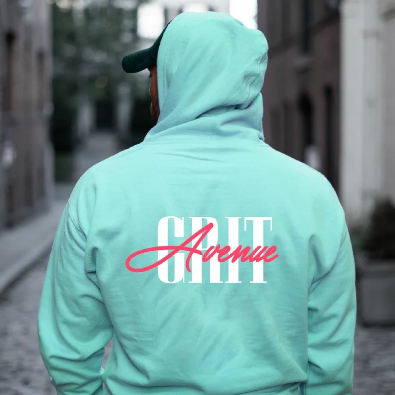 BREEZE - Mint Unisex Hoodie Hoodie with Puffed Sleeves Voluminous Trendy