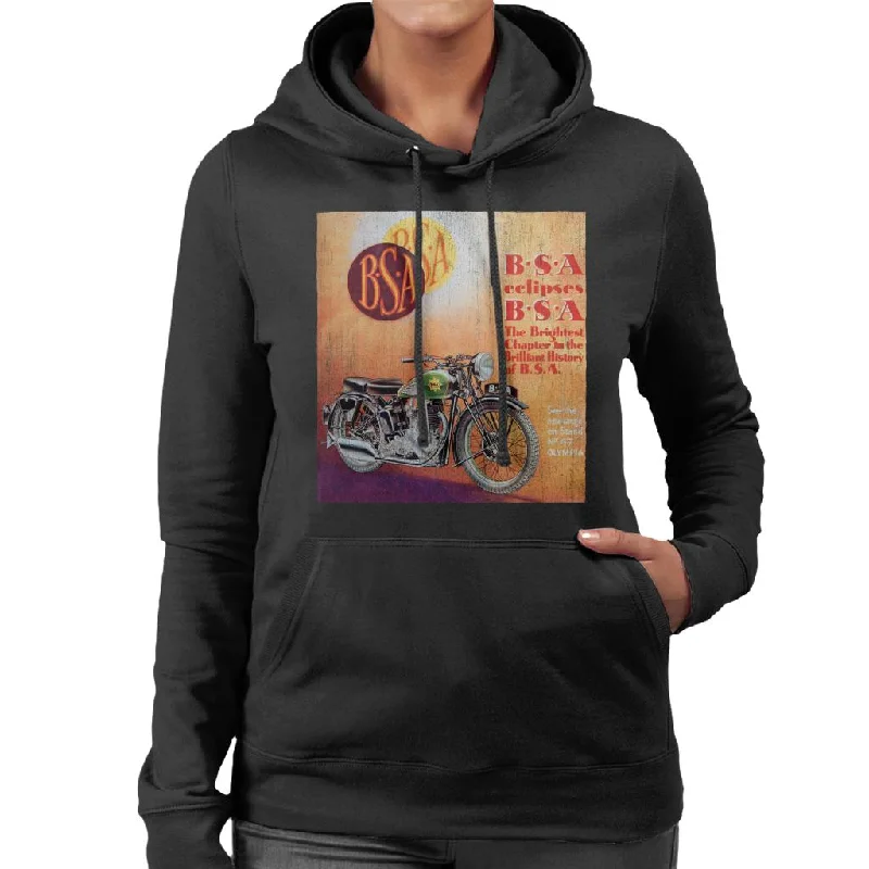 BSA Eclipses Women's Hooded Sweatshirt Hoodie Sweatshirt Pullover