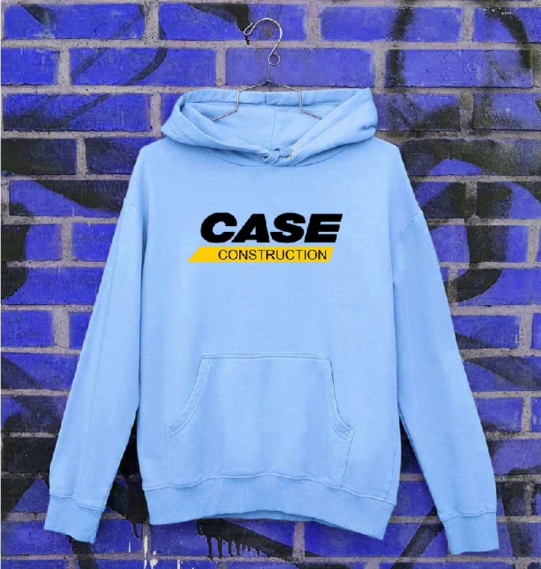 case construction Unisex Hoodie for Men/Women Hoodie with Hem Embroidery Detailed Premium
