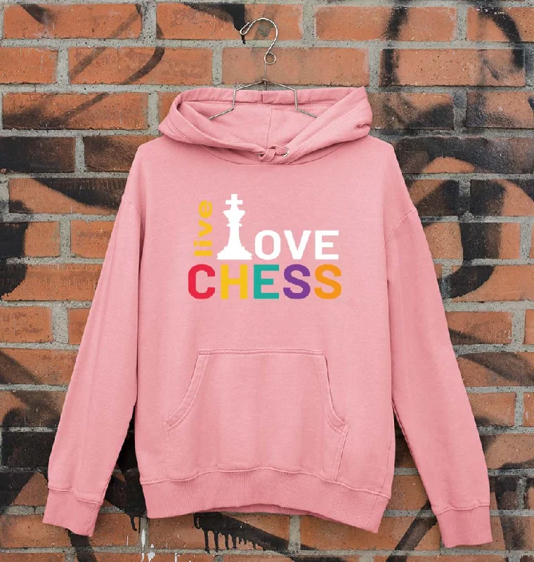 Chess Love Unisex Hoodie for Men/Women Hoodie with Drawcord Adjustable Secure