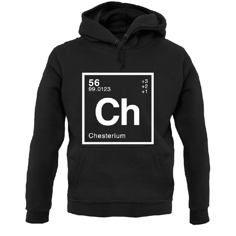 Chester - Periodic Element Unisex Hoodie Hoodie with Oversized Fit Loose Comfortable