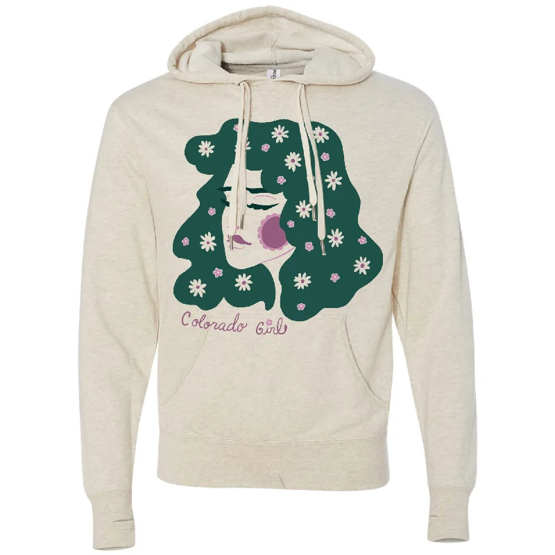 Colorado Girl Hoodie Hoodie with Slit Hem Functional Movement