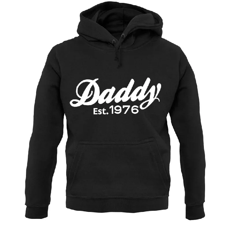 Daddy Est. 1976 Unisex Hoodie Hoodie with Full-Zip Functional Layering