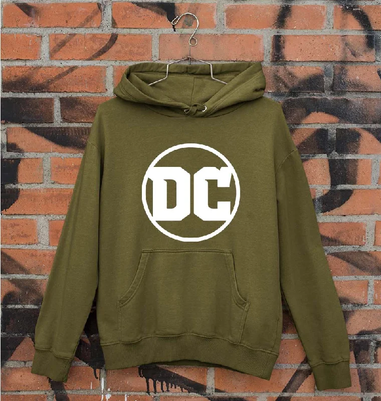 DC Unisex Hoodie for Men/Women Hoodie with Drawstring Waist Adjustable Fitted