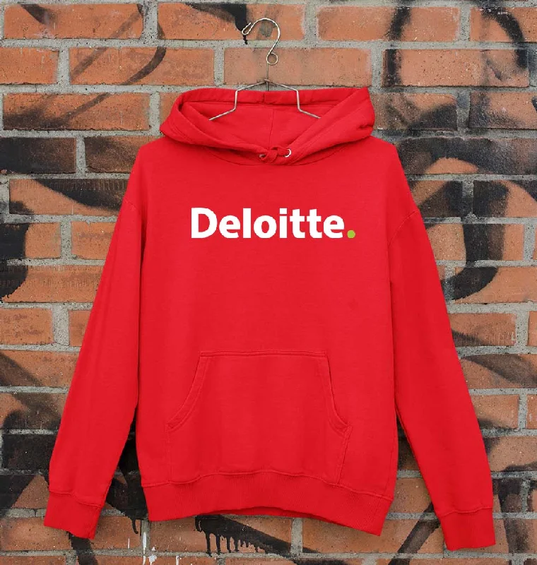 Deloitte Unisex Hoodie for Men/Women Hoodie with Fur Luxurious Winter
