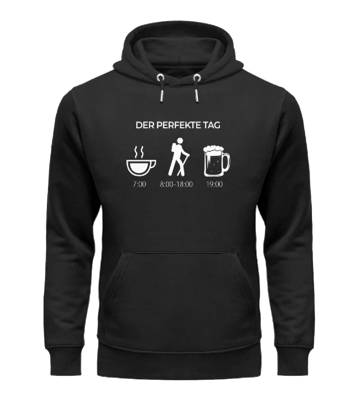 Der perfekte Tag - Unisex Premium Organic Hoodie Hoodie with Cropped Fit Short Trendy