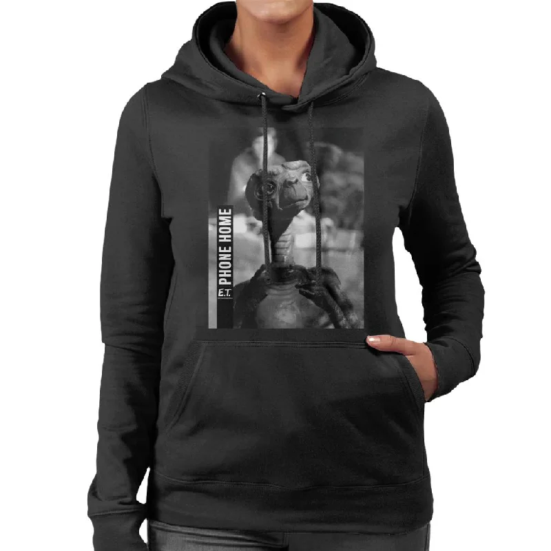 E.T. Phone Home Cinematic Shot Women's Hooded Sweatshirt Hoodie Sweatshirt Pullover