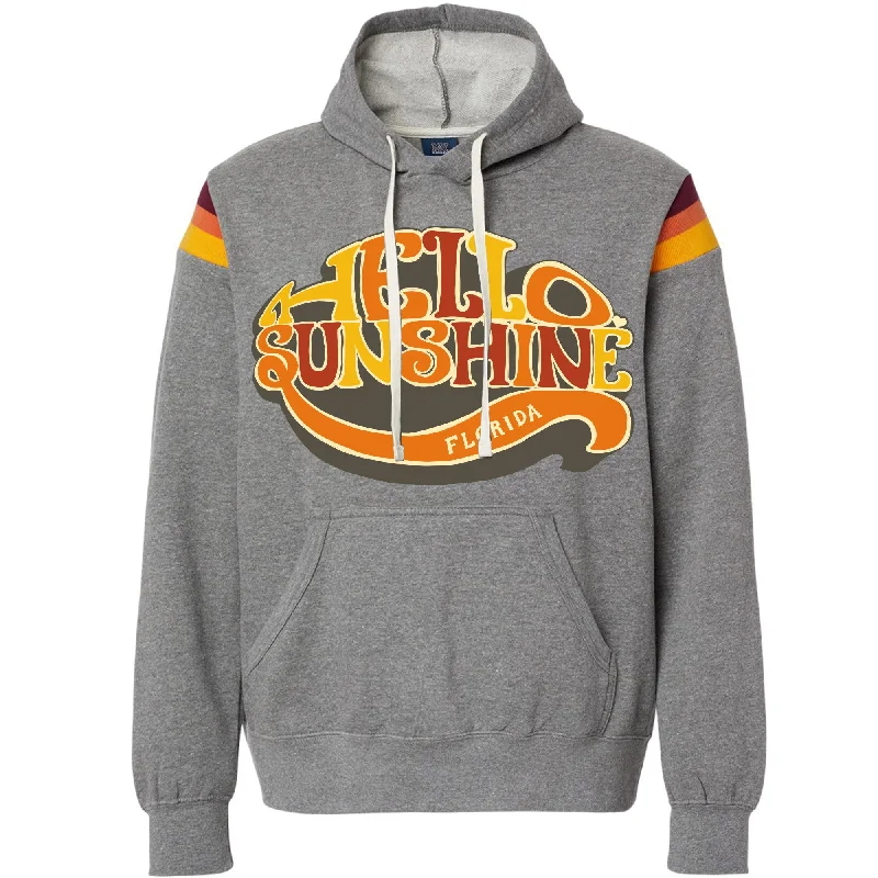 Hello Sunshine Florida Hoodie Hoodie with Emblem Brand Identity