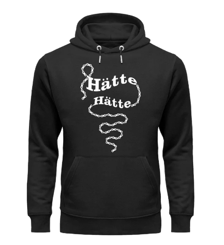 Hätte Hätte Fahrradkette - Unisex Premium Organic Hoodie Hoodie with Zipper Placket Modern Functional