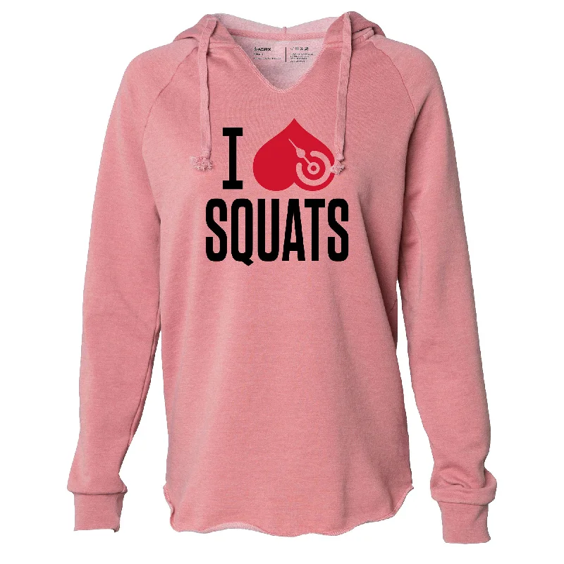 I Love Squats Women's Hoodie Hoodie with Gradient Ombre Colorful