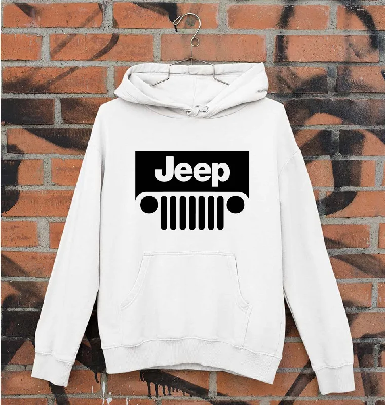 Jeep Unisex Hoodie for Men/Women Hoodie with V-Neck Classic Versatile