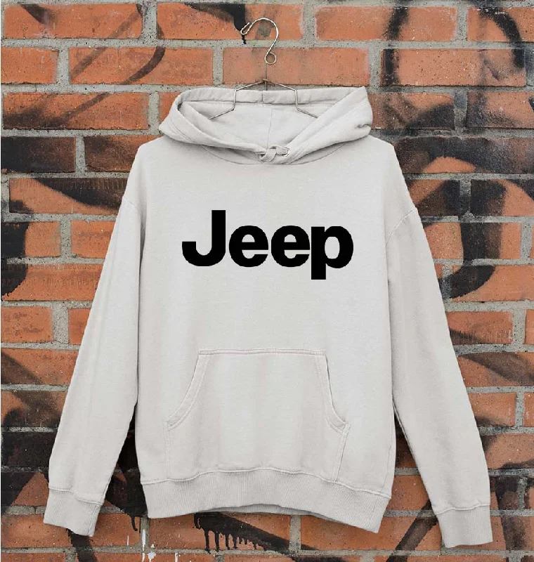 Jeep Unisex Hoodie for Men/Women Hoodie with Drop Shoulder Relaxed Streetwear