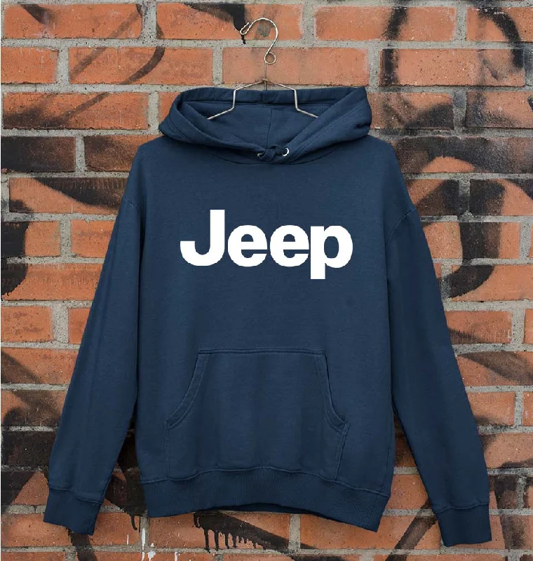 Jeep Unisex Hoodie for Men/Women Hoodie with Color Block Contrast Stylish