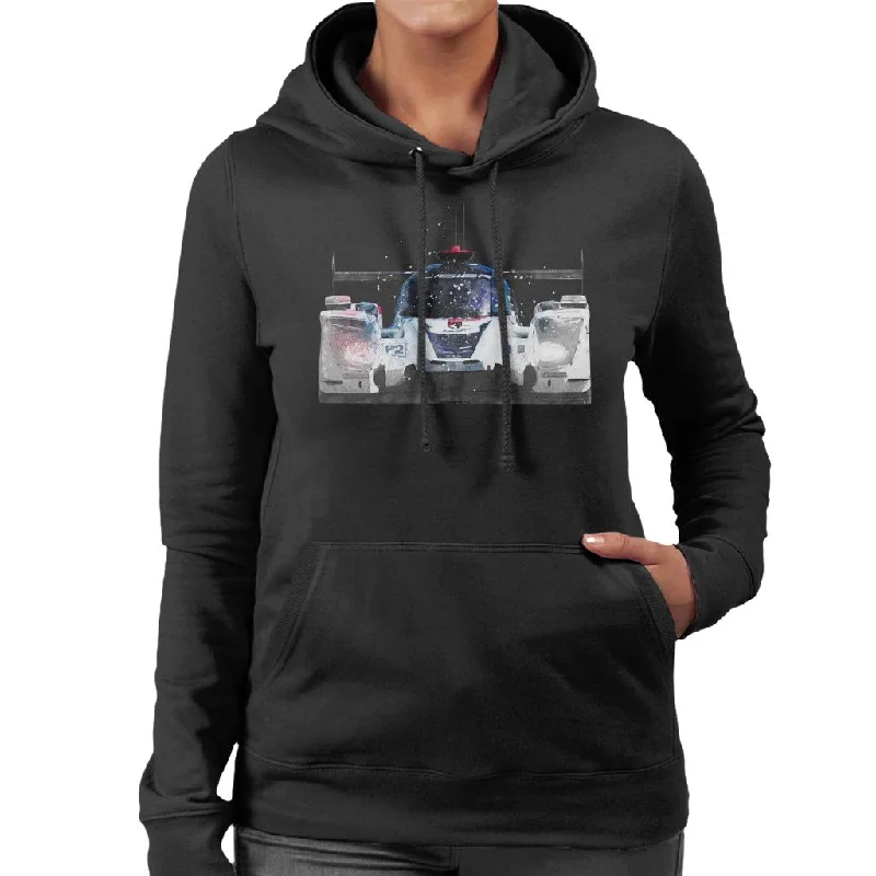 Motorsport Images Ligier JS P217 Creed Ricci Boulle Women's Hooded Sweatshirt Hoodie with Drop Shoulder Relaxed Streetwear