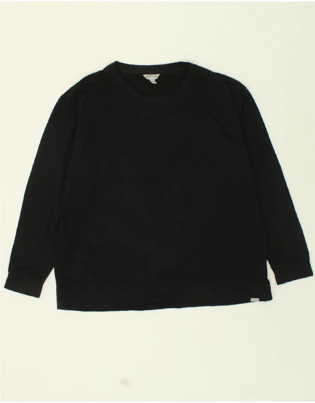 ORVIS Mens Sweatshirt Jumper XL Black Modal Hoodie with Drawstring Waist Adjustable Fitted ORVIS Mens Sweatshirt Jumper XL Black Modal Hoodie with Drawstring Waist Adjustable Fitted