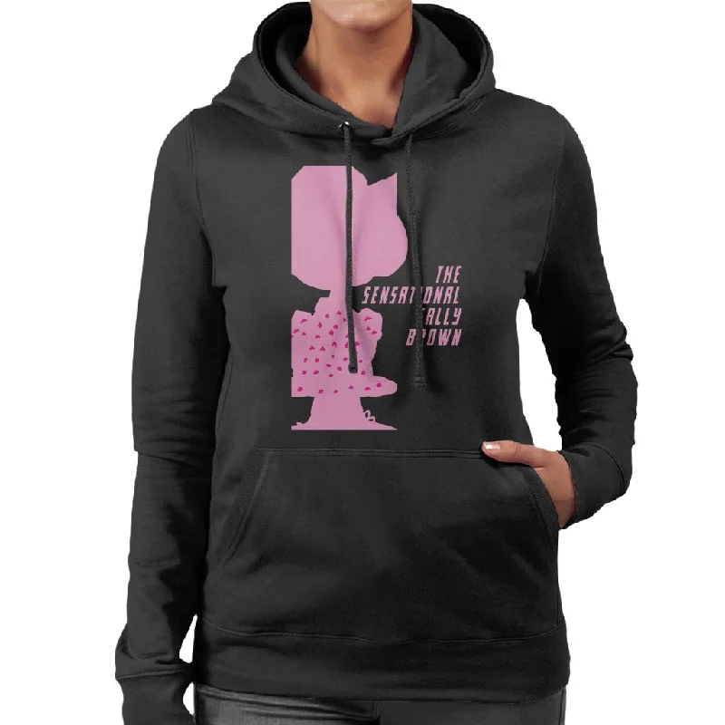 Peanuts The Sensational Sally Brown Women's Hooded Sweatshirt Hoodie with Ribbed Neckline Snug Warm Peanuts The Sensational Sally Brown Women's Hooded Sweatshirt Hoodie with Ribbed Neckline Snug Warm