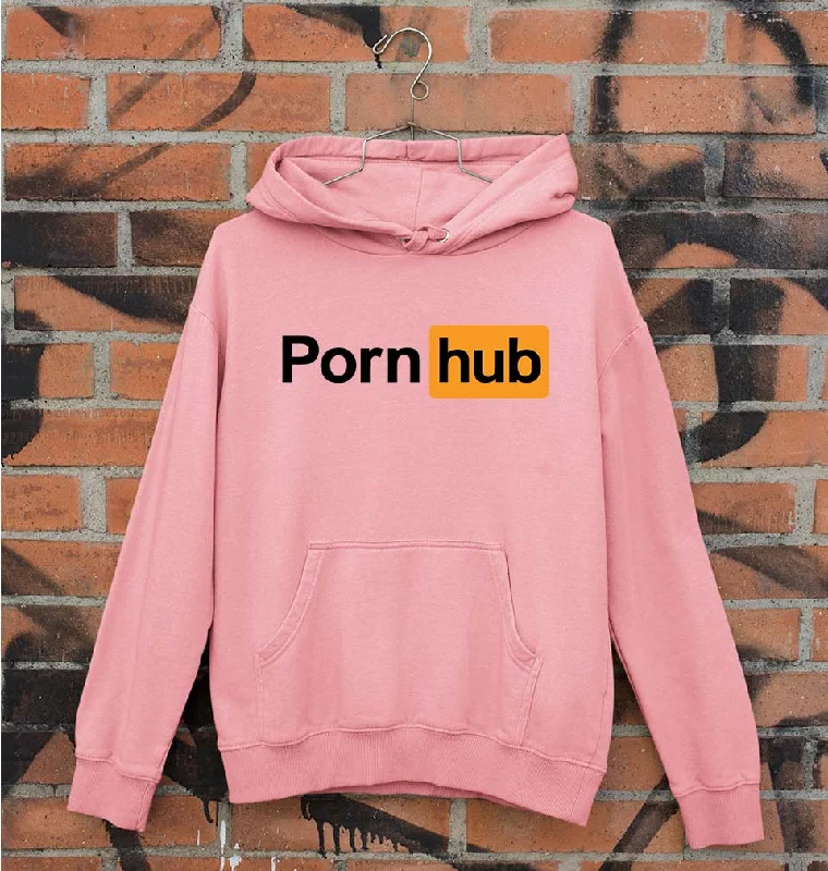 Porn Hub Unisex Hoodie for Men/Women Hoodie with Mock Neck Collared Structured