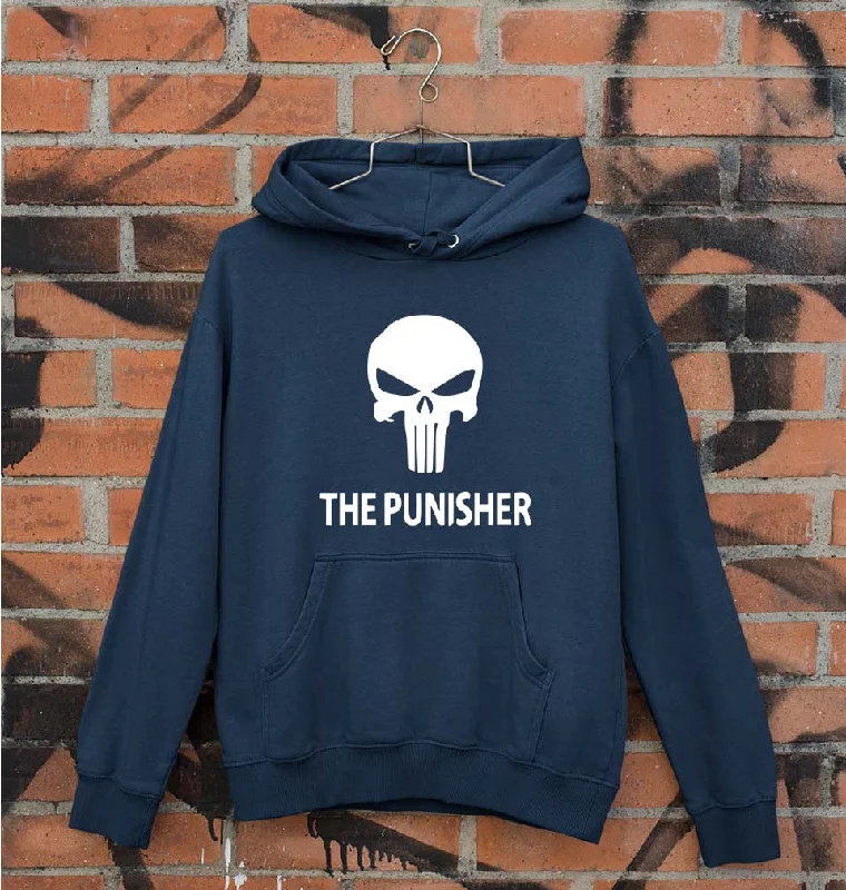 Punisher Unisex Hoodie for Men/Women Hoodie with Emblem Brand Identity