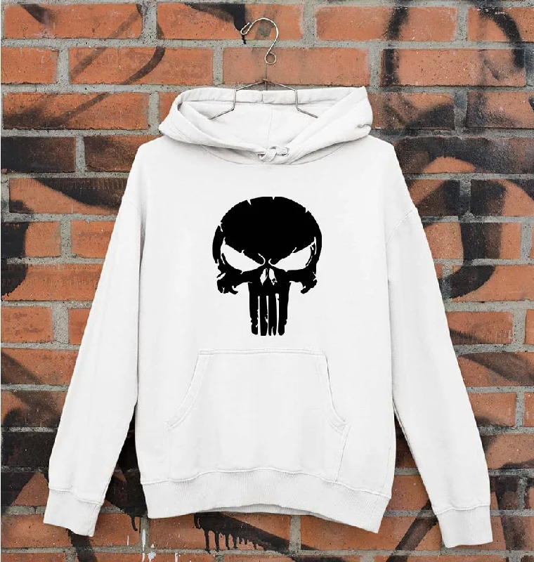 Punisher Unisex Hoodie for Men/Women Hoodie with Ribbed Cuffs Snug Fit Comfort