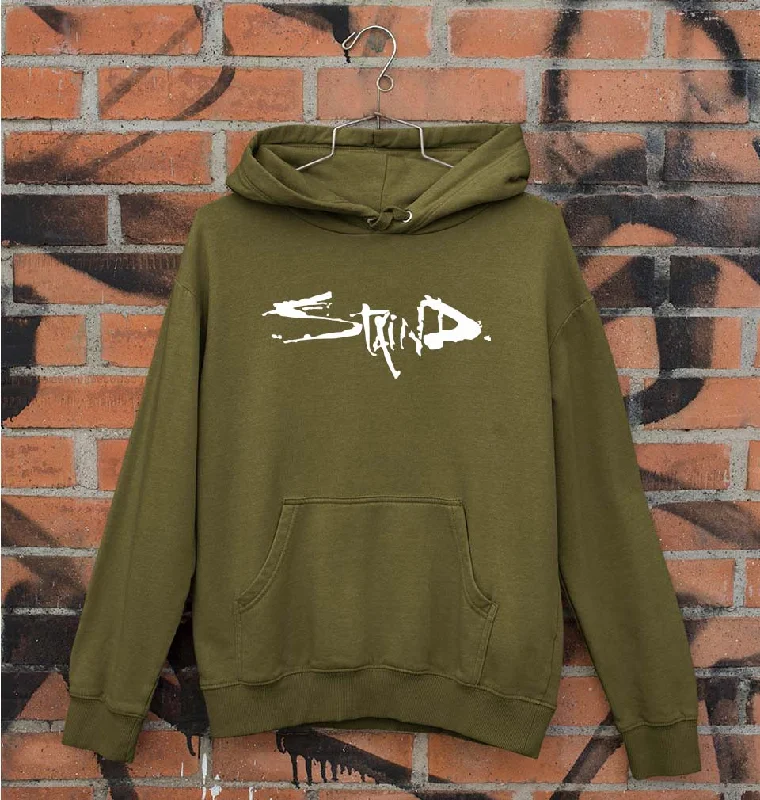 Staind Unisex Hoodie for Men/Women Hoodie with Hem Frayed Vintage Worn