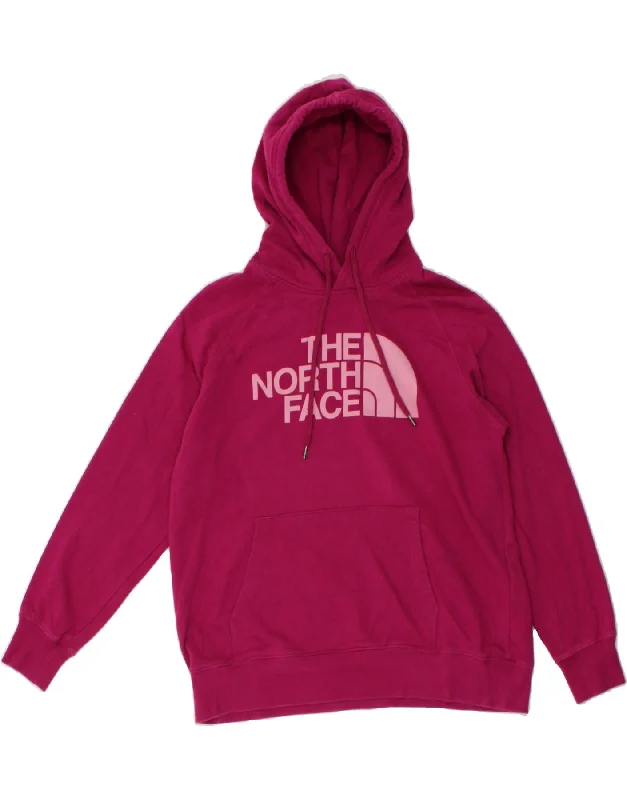 THE NORTH FACE Womens Graphic Hoodie Jumper UK 16 Large Pink Cotton Hoodie with Frayed Bohemian Relaxed THE NORTH FACE Womens Graphic Hoodie Jumper UK 16 Large Pink Cotton Hoodie with Frayed Bohemian Relaxed