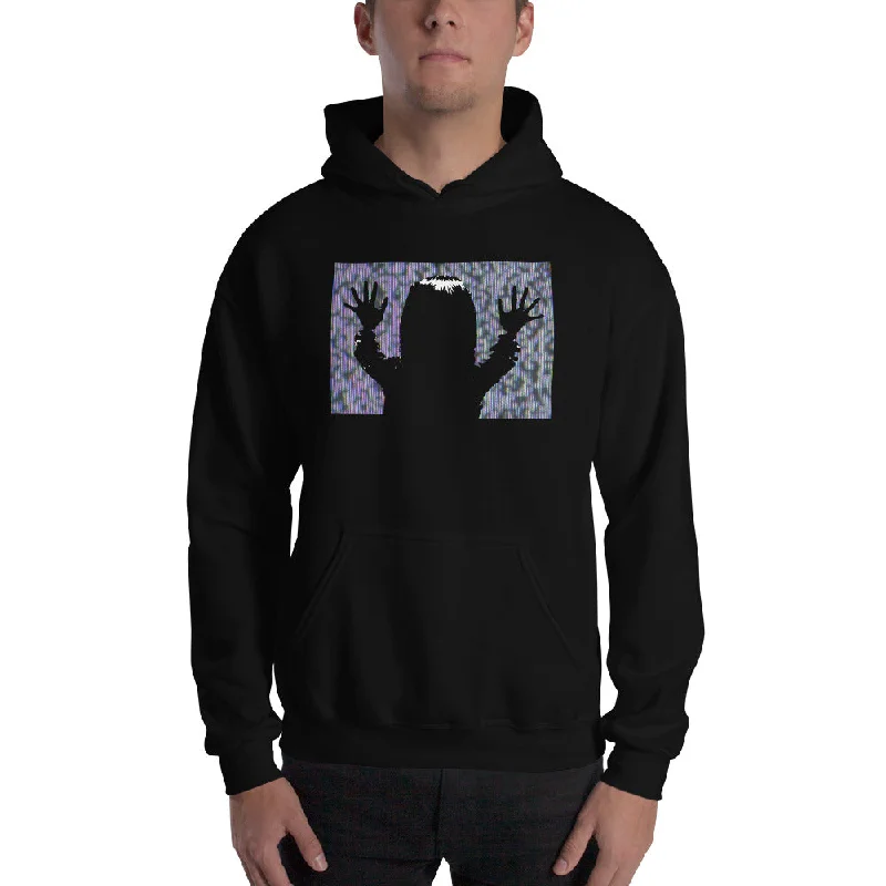 "They're Here" Carol Anne Poltergeist Unisex Hoodie Sweatshirt Hoodie with Hem Patch Decorative Personalized