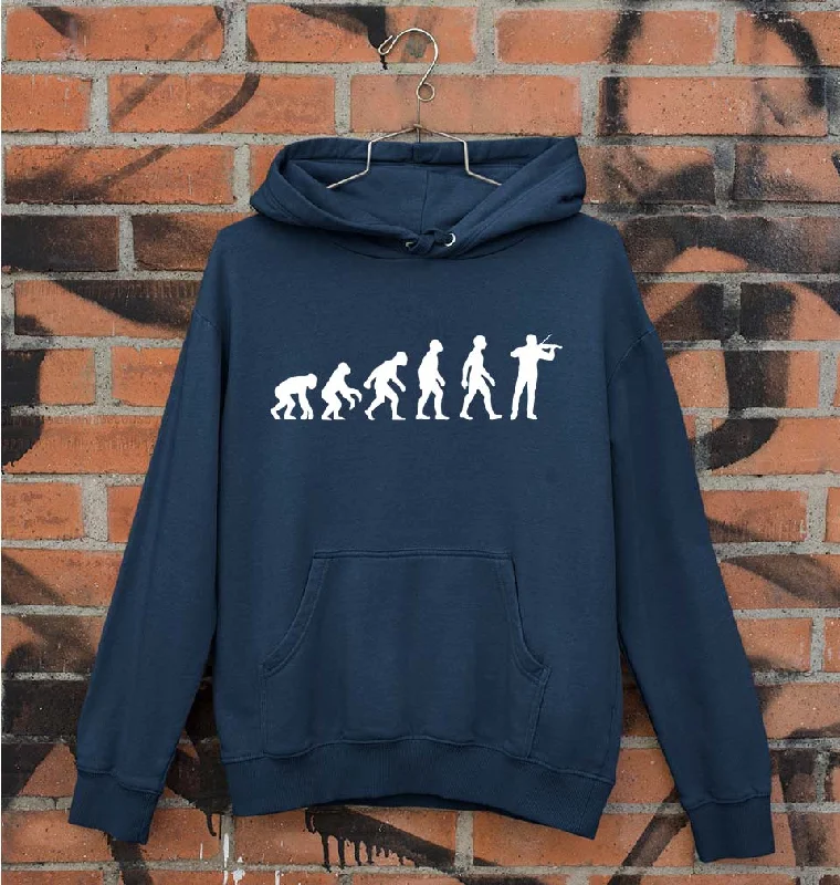 Violin Evolution Unisex Hoodie for Men/Women Hoodie with Double Zipper Versatile Adjustable Violin Evolution Unisex Hoodie for Men/Women Hoodie with Double Zipper Versatile Adjustable