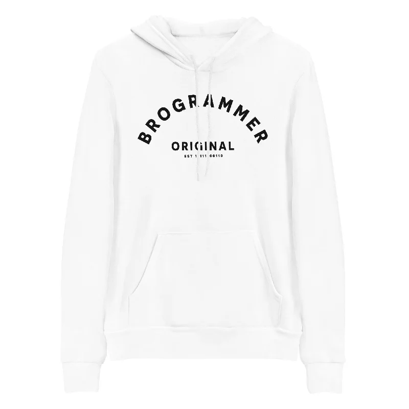 Signature Brogrammer Hoodie. Hoodie with Batwing Sleeves Loose Dramatic