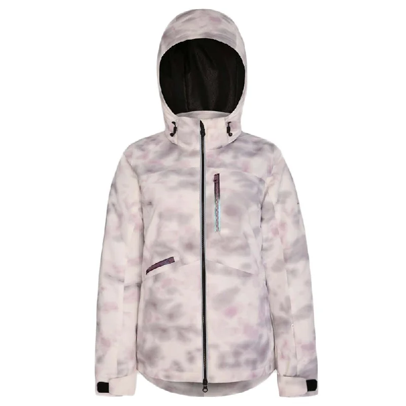 Boulder Gear Ember Print Womens Jacket Extended Zip Front Button Front Snap Front