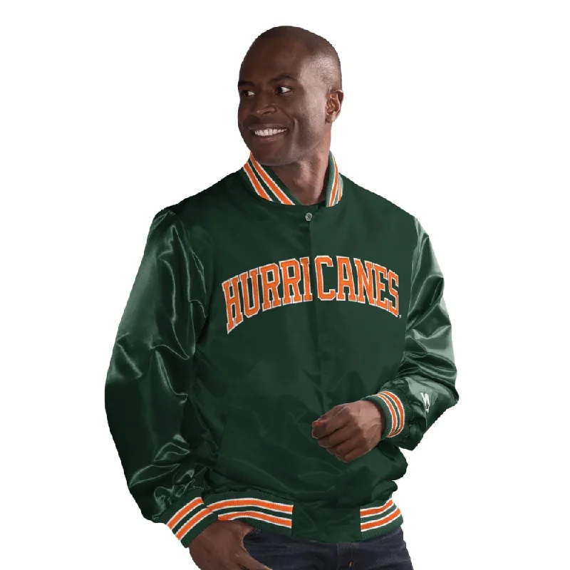 Miami Hurricanes Jacket Anorak Shell Jacket Lightweight Jacket