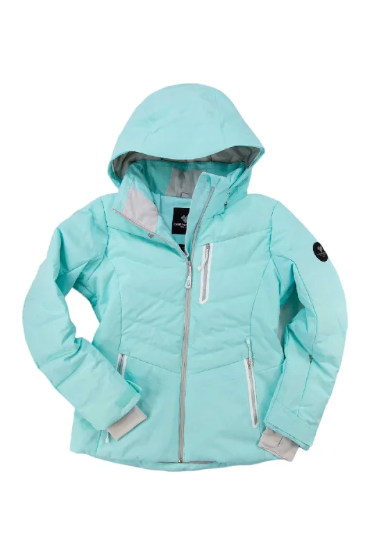 Obermeyer Women's Cosima Down Jacket Belted Jacket Elasticated Jacket Padded Jacket