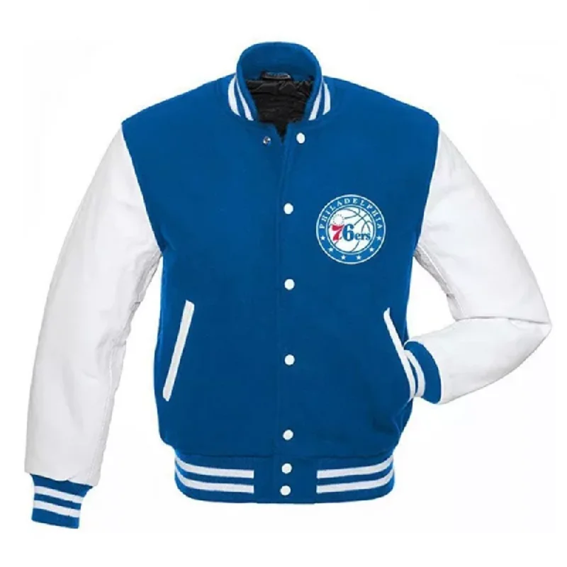 Philadelphia 76ers Jackets Zip Front Button Front Snap Front