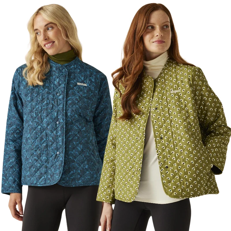 Regatta Womens Orla Kiely Warmloft Padded Jacket Tailored Jacket Straight Jacket A-Line Jacket