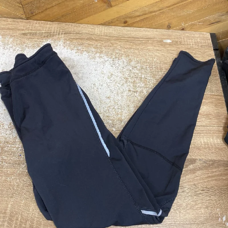 MEC - Women's Thermal Running Leggings - MSRP $100: Black-women-LG Stylish Camo Print Leggings
