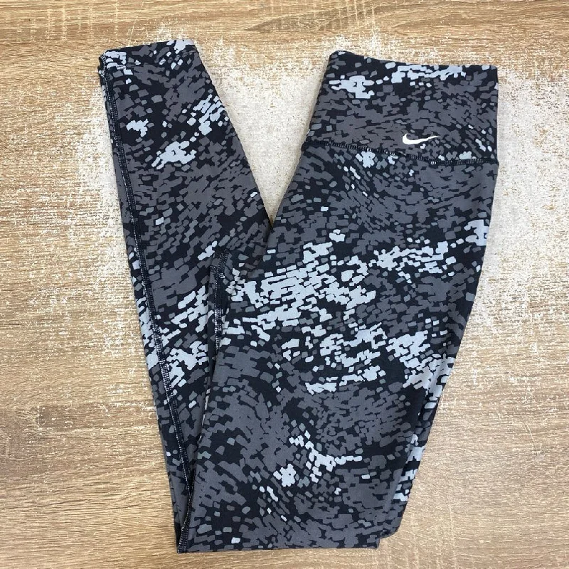 Nike - Dri Fit leggings : Black Grey -women-SM Fashionable Lacy Detail Leggings