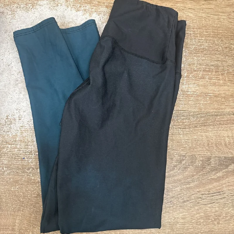 Onzie- leggings - MSRP $98: Grey-women-SM Trendy Sports Performance Leggings