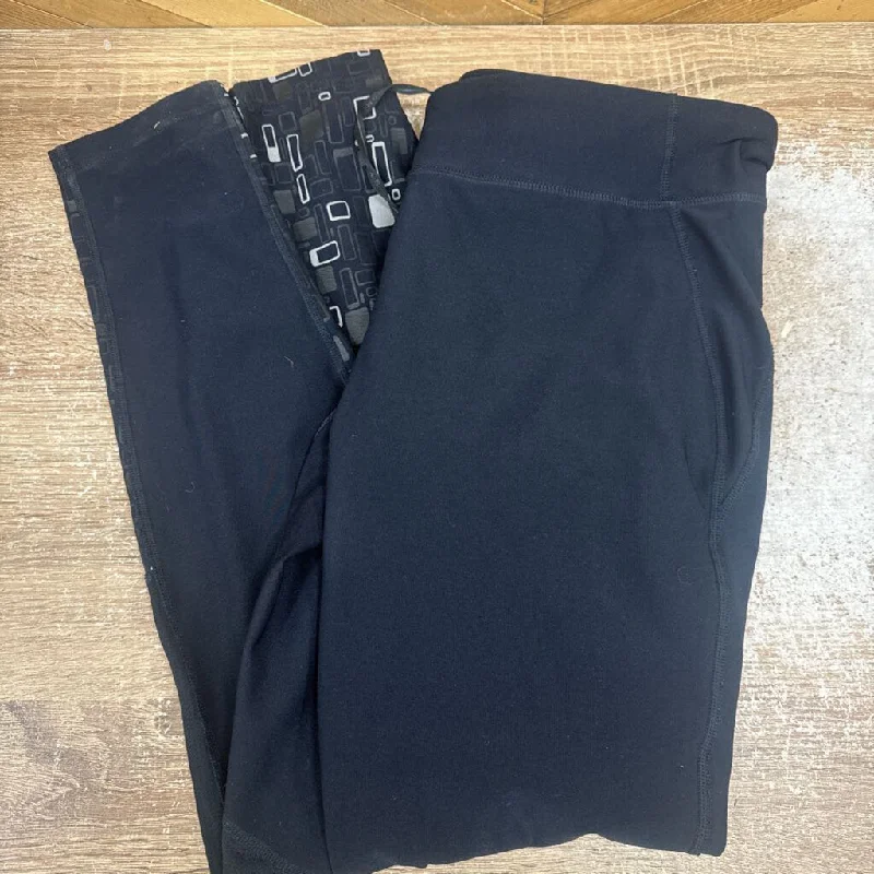 Running Room - Fit-wear Leggings - MSRP $70: Black -women-LG Cozy Cotton Leggings