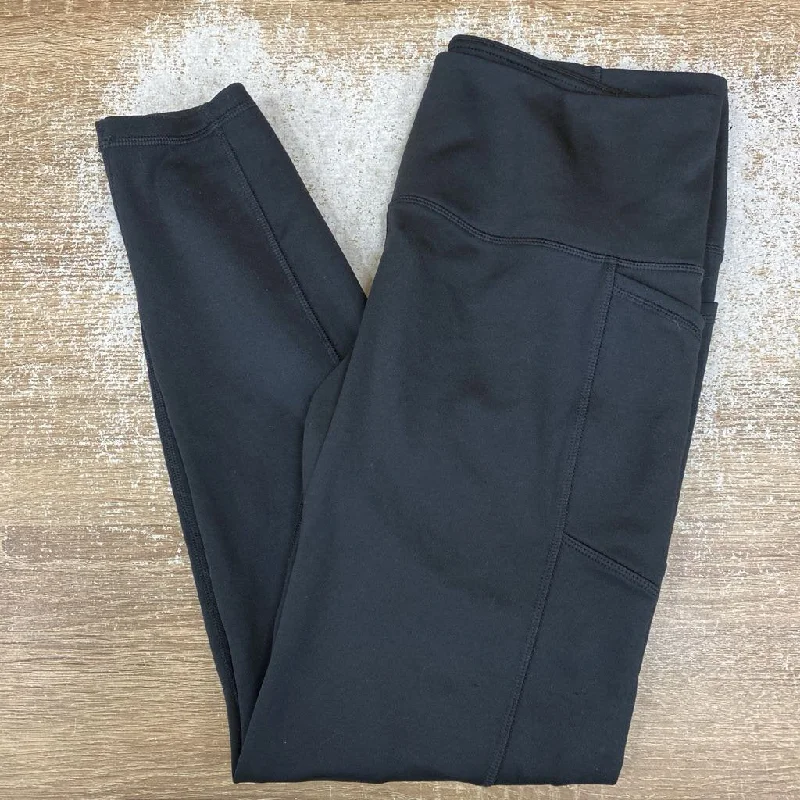 Spyder- fleece lined legging- MSRP $ 98: Black -women-XL Fashionable Seamless Leggings